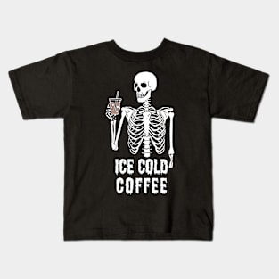 Ice Cold Coffee Kids T-Shirt